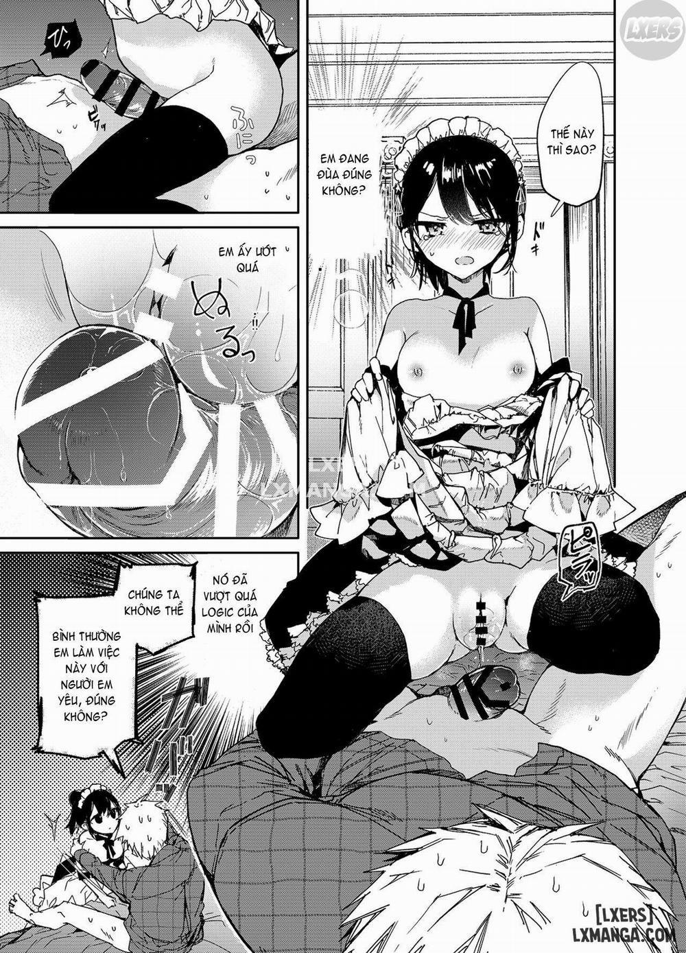 manhwax10.com - Truyện Manhwa Jitome Maid-san to Love Love Ecchi Chương Oneshot Trang 13