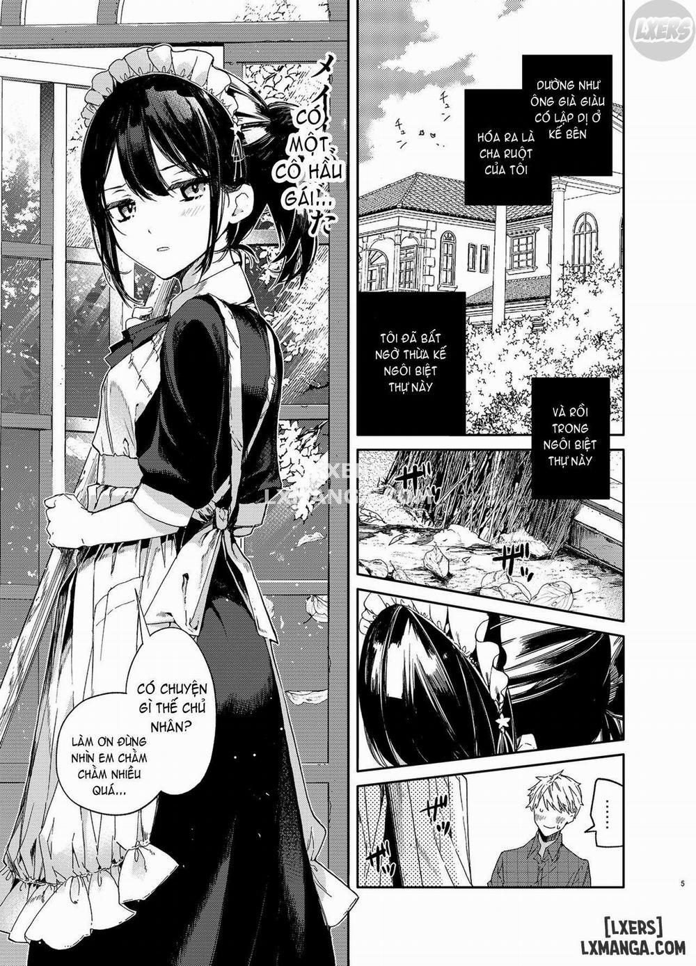 manhwax10.com - Truyện Manhwa Jitome Maid-san to Love Love Ecchi Chương Oneshot Trang 5