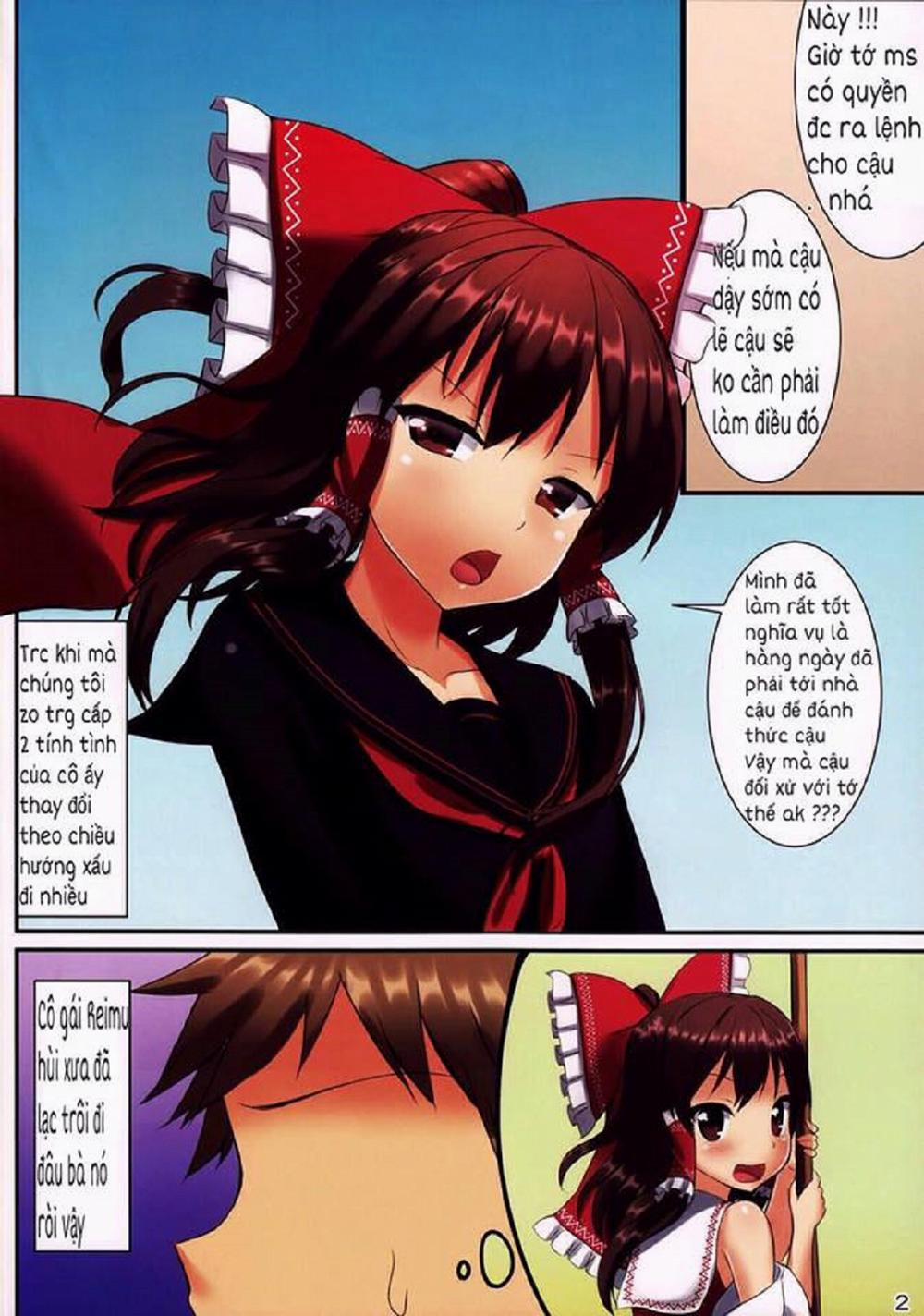 manhwax10.com - Truyện Manhwa JK Reimu to Kyoushitsu H ~Moshi Hakurei Reimu ga, Tsundere de Hinnyuu na Osananajimi Dattara (Touhou Project) Chương Oneshot Full Color Trang 4