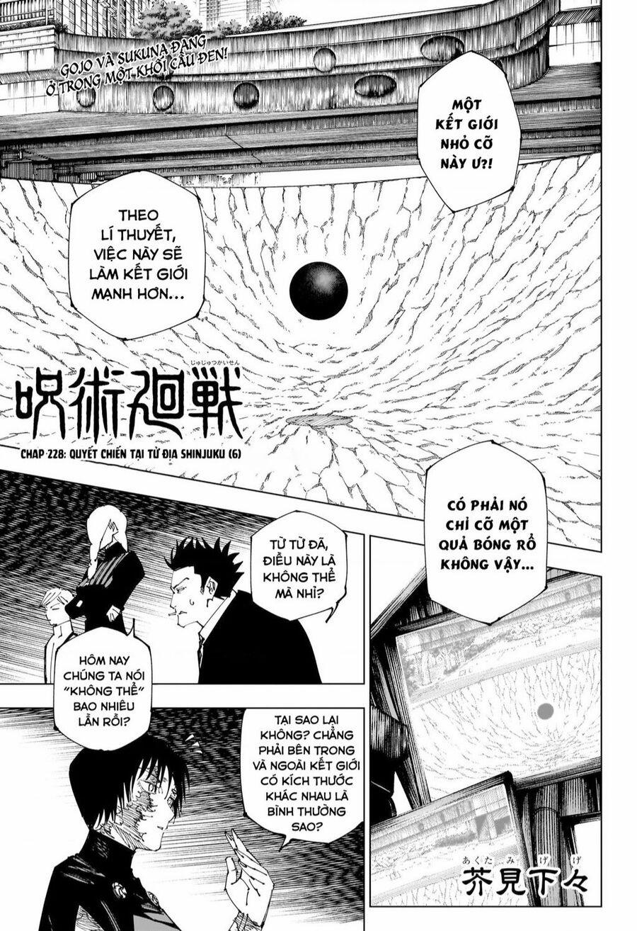 manhwax10.com - Truyện Manhwa Jujutsu Kaisen – Chú Thuật Hồi Chiến Chương 228 Trang 2