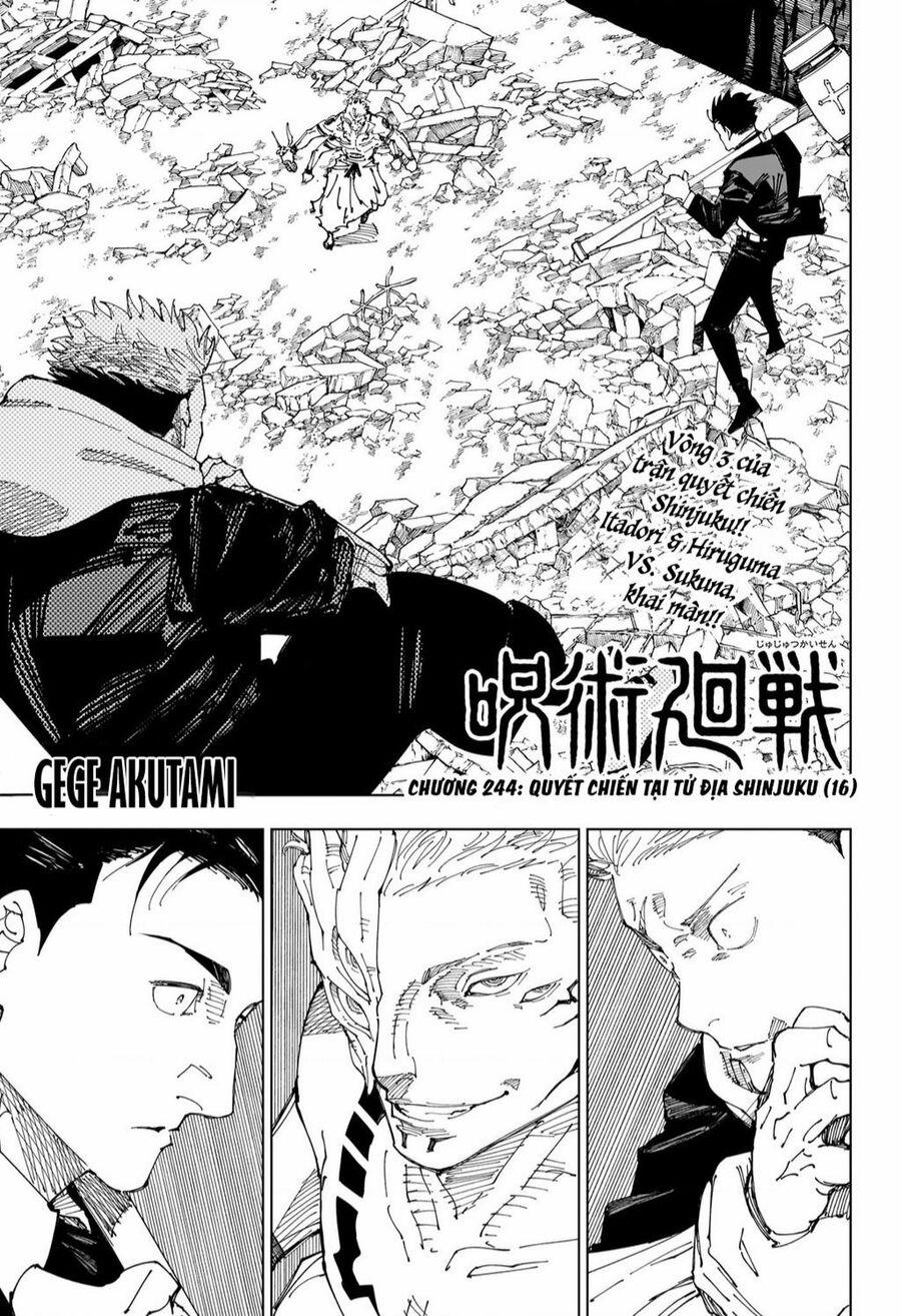 manhwax10.com - Truyện Manhwa Jujutsu Kaisen – Chú Thuật Hồi Chiến Chương 244 Trang 3