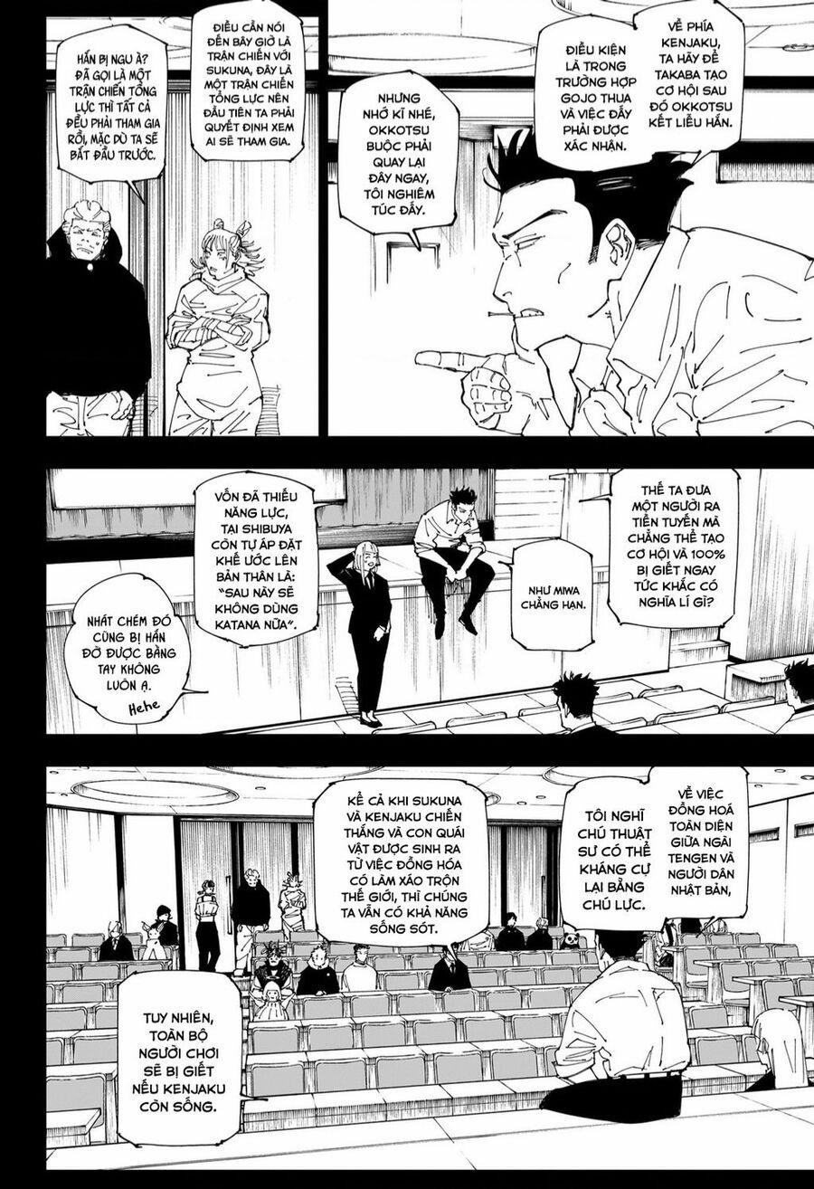 manhwax10.com - Truyện Manhwa Jujutsu Kaisen – Chú Thuật Hồi Chiến Chương 244 Trang 4