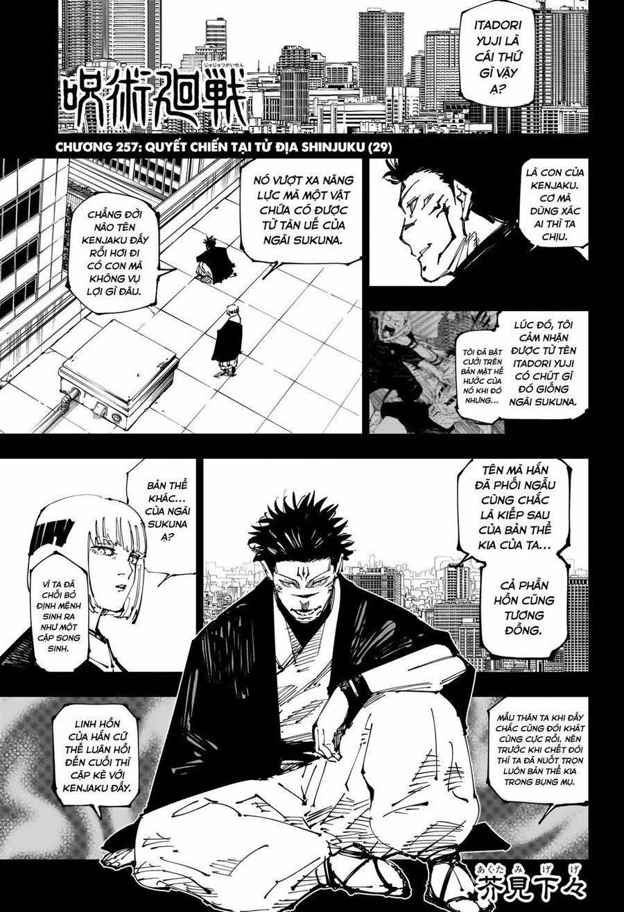 manhwax10.com - Truyện Manhwa Jujutsu Kaisen - Chú Thuật Hồi Chiến Chương 257 Trang 2