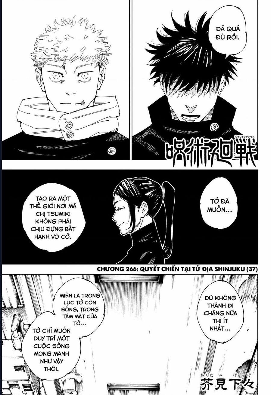 manhwax10.com - Truyện Manhwa Jujutsu Kaisen - Chú Thuật Hồi Chiến Chương 266 Trang 2