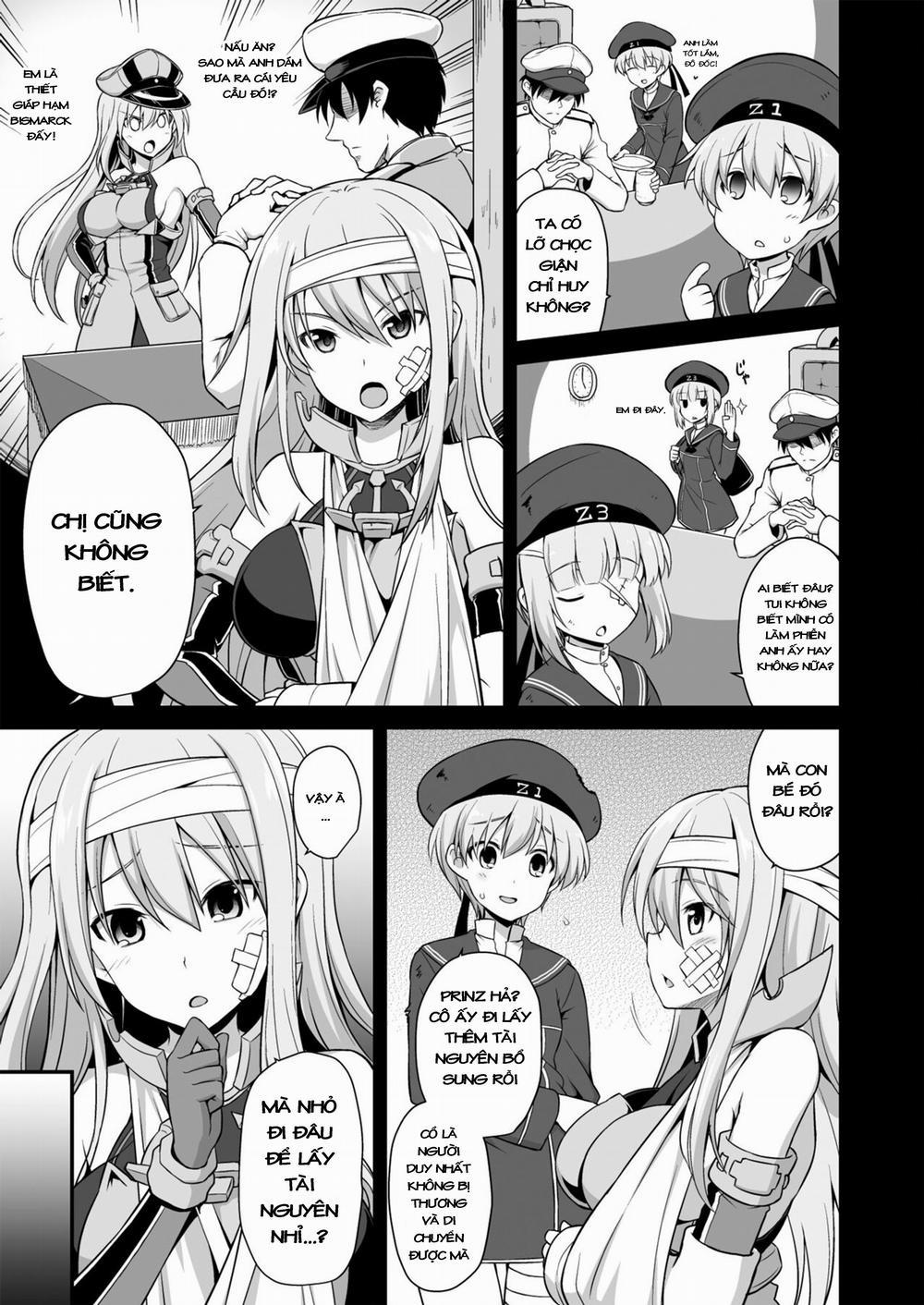 manhwax10.com - Truyện Manhwa Kanmusu Chakunin Zenya Prinz Eugen Yaku Ochi Nyuugi Kousai (Kantai Collection) Chương Oneshot Trang 5