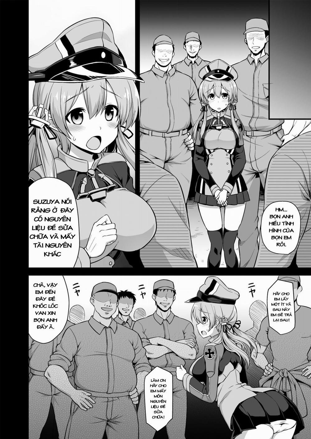 manhwax10.com - Truyện Manhwa Kanmusu Chakunin Zenya Prinz Eugen Yaku Ochi Nyuugi Kousai (Kantai Collection) Chương Oneshot Trang 6