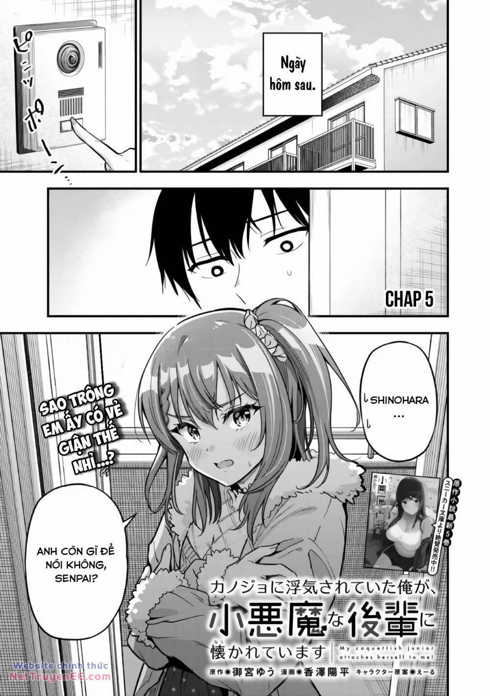 manhwax10.com - Truyện Manhwa Kanojo Ni Uwaki Sareteita Ore Ga, Koakuma Na Kouhai Ni Natsukareteimasu Chương 5 Trang 2