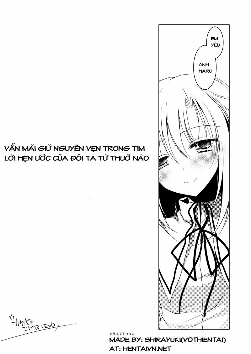 manhwax10.com - Truyện Manhwa Kata Hoshi Sirius (Yosuga No Sora) Chương Oneshot Trang 26