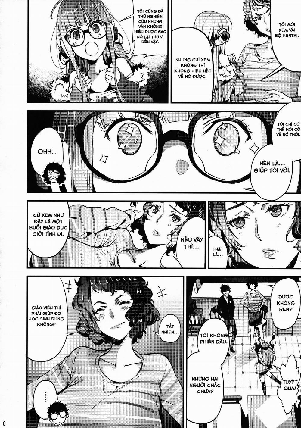 manhwax10.com - Truyện Manhwa Kawakami Sensei to Futaba no Himitsu Kojin Jugyou (Persona 5) Chương Oneshot Trang 6