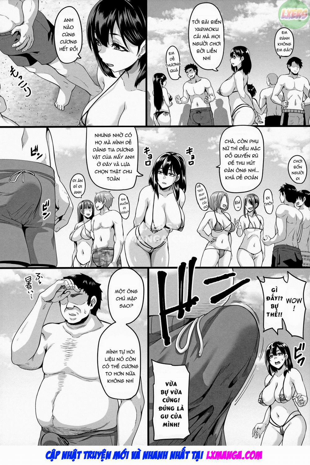 manhwax10.com - Truyện Manhwa Kazoku Ryokou wa Yarimoku Beach de Sex Zanmai Chương 1 Onee Chan Hen Trang 10