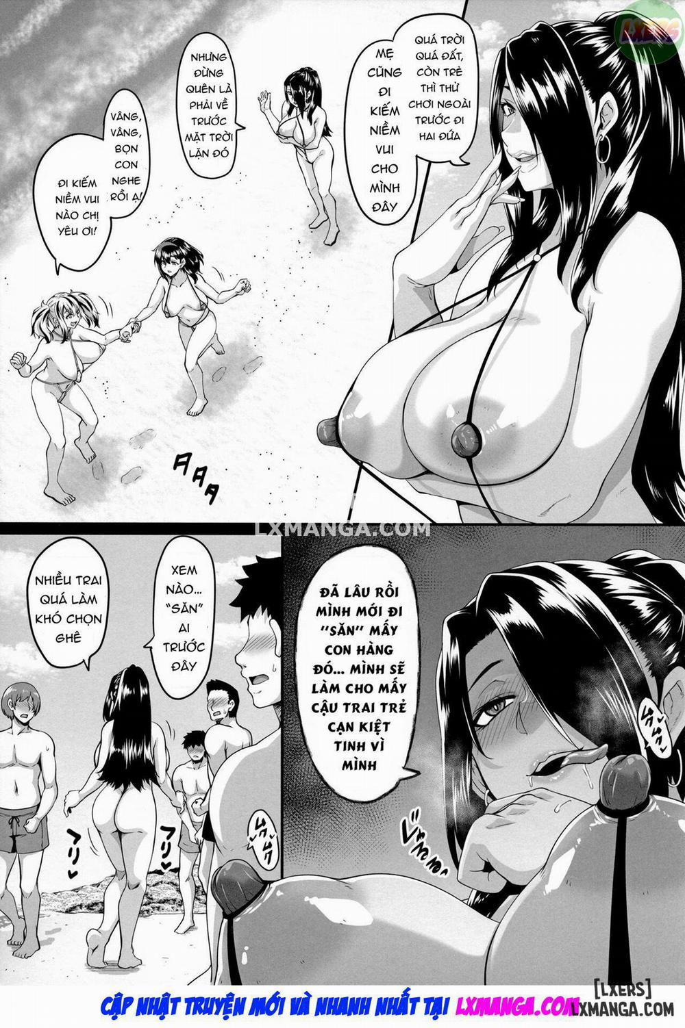 manhwax10.com - Truyện Manhwa Kazoku Ryokou wa Yarimoku Beach de Sex Zanmai Chương 1 Trang 9