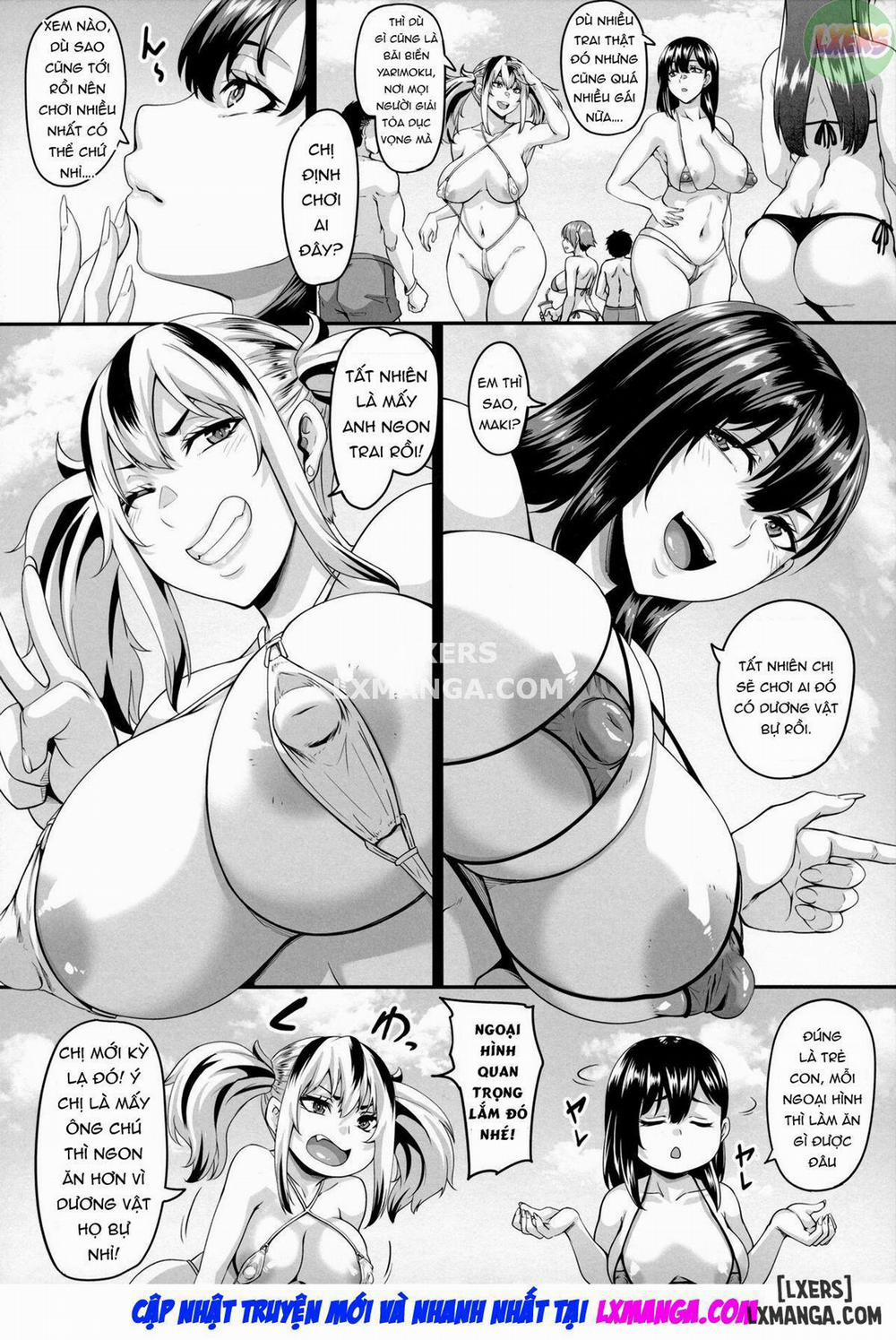 manhwax10.com - Truyện Manhwa Kazoku Ryokou wa Yarimoku Beach de Sex Zanmai Chương 1 Trang 10