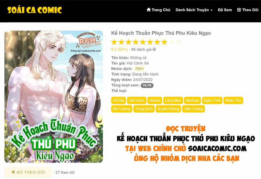 manhwax10.com - Truyện Manhwa Kế Hoạch Thuần Phục Thú Phu Kiêu Ngạo Chương 18 Trang 1