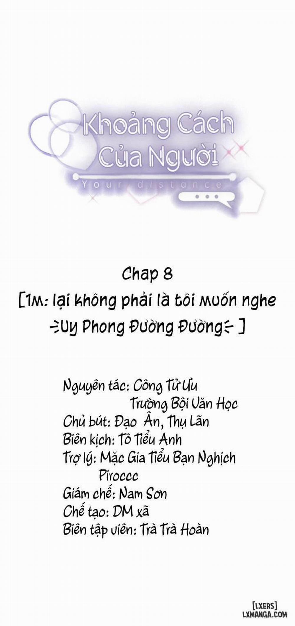 Khoảng cách của người Chương 8 Trang 1