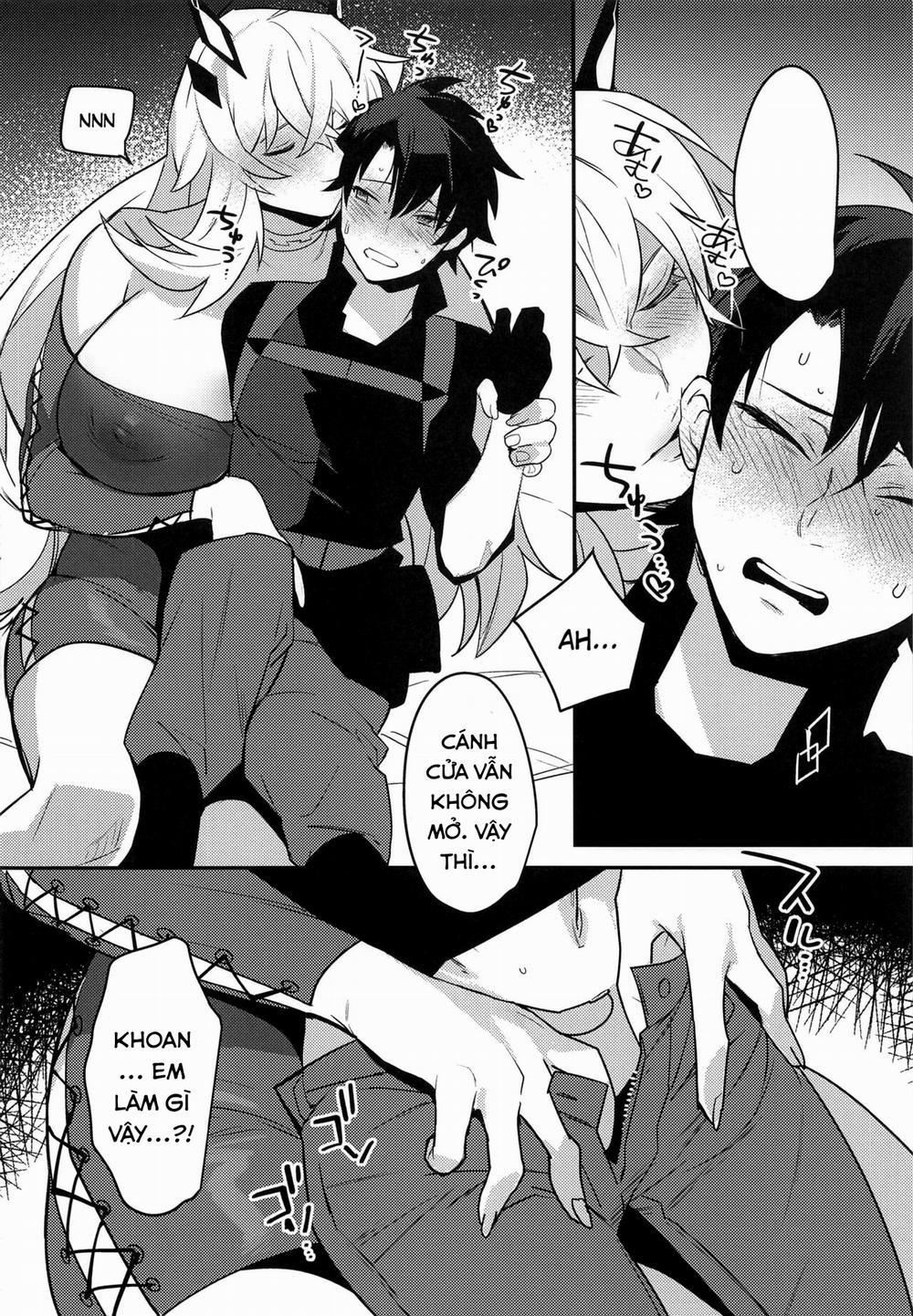 manhwax10.com - Truyện Manhwa Kimi to Kiss Shinai to Derarenai Heya (Fate/Grand Order) Chương Oneshot Trang 12