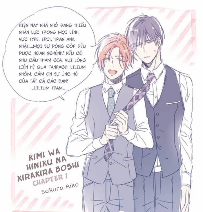 manhwax10.com - Truyện Manhwa Kimi Wa Hiniku Na Kirakira Boshi Chương 1 Trang 4