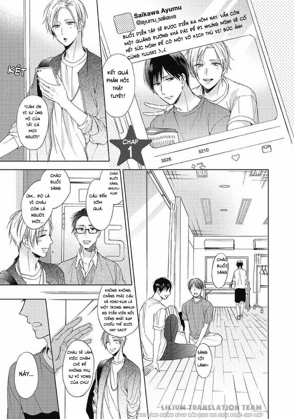 manhwax10.com - Truyện Manhwa Kimi Wa Hiniku Na Kirakira Boshi Chương 1 Trang 6