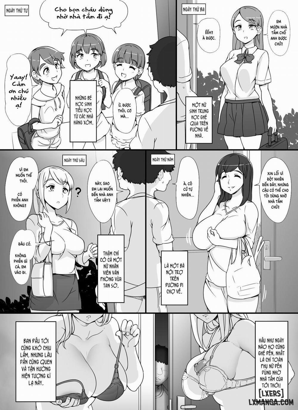 manhwax10.com - Truyện Manhwa Kinjo no Onnatachi ga Nazeka Ore no Ie no Furo ni Hairi ni Kuru Ken Chương Oneshot Trang 5