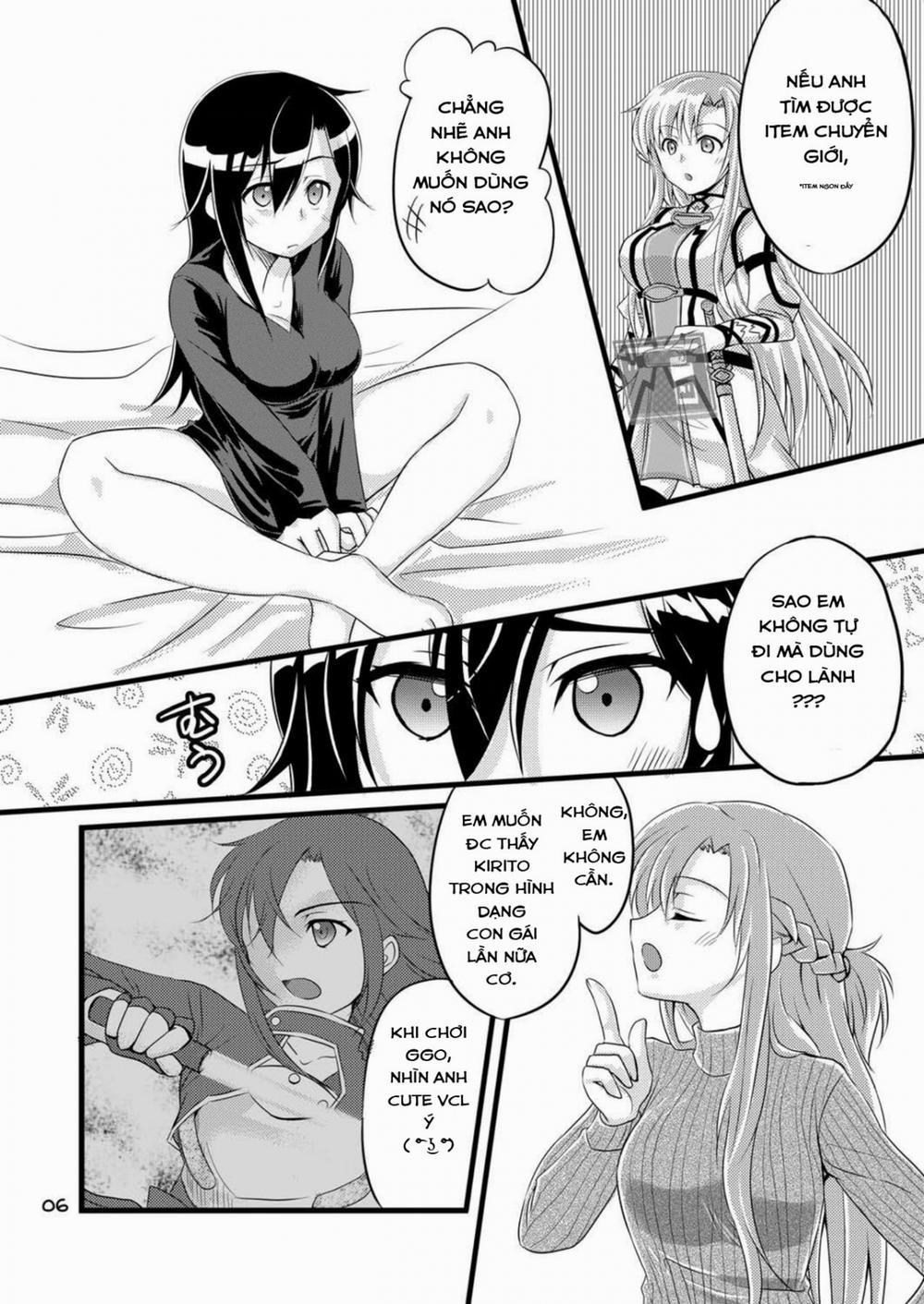 manhwax10.com - Truyện Manhwa Kirito-chan to Asobou! (Sword Art Online) Chương Oneshot Trang 5