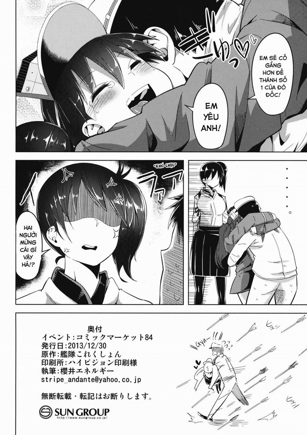 manhwax10.com - Truyện Manhwa Koi Suru Otome No Miryoku Wa Mune Dake Janai! (Kantai Collection) Chương Oneshot Trang 22