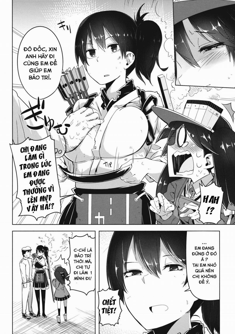 manhwax10.com - Truyện Manhwa Koi Suru Otome No Miryoku Wa Mune Dake Janai! (Kantai Collection) Chương Oneshot Trang 4