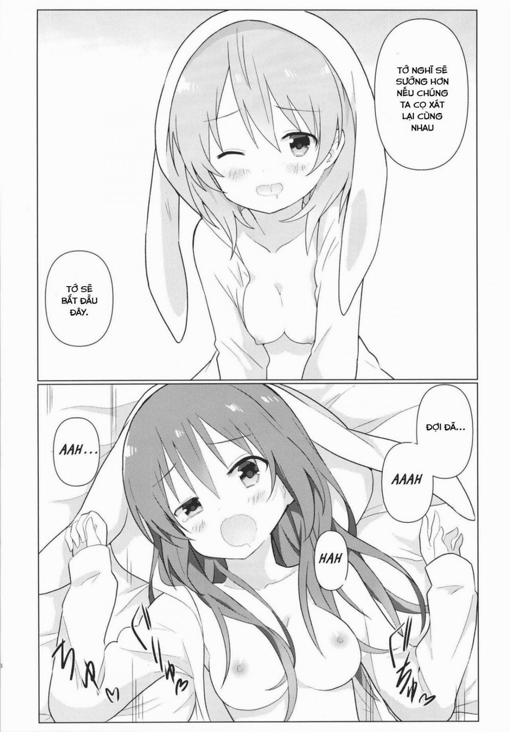 KokoRize de Yuri ni Mezameru Hon (Gochuumon wa Usagi desu ka?) Chương Oneshot Trang 18