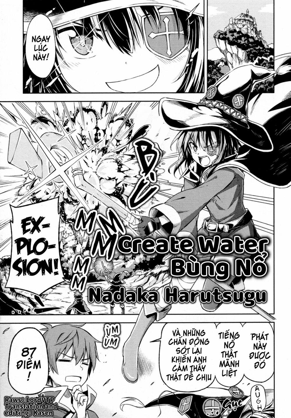 Konosuba : Tuyển Tập Megumin Chương 0 Create Water b ng n Trang 1