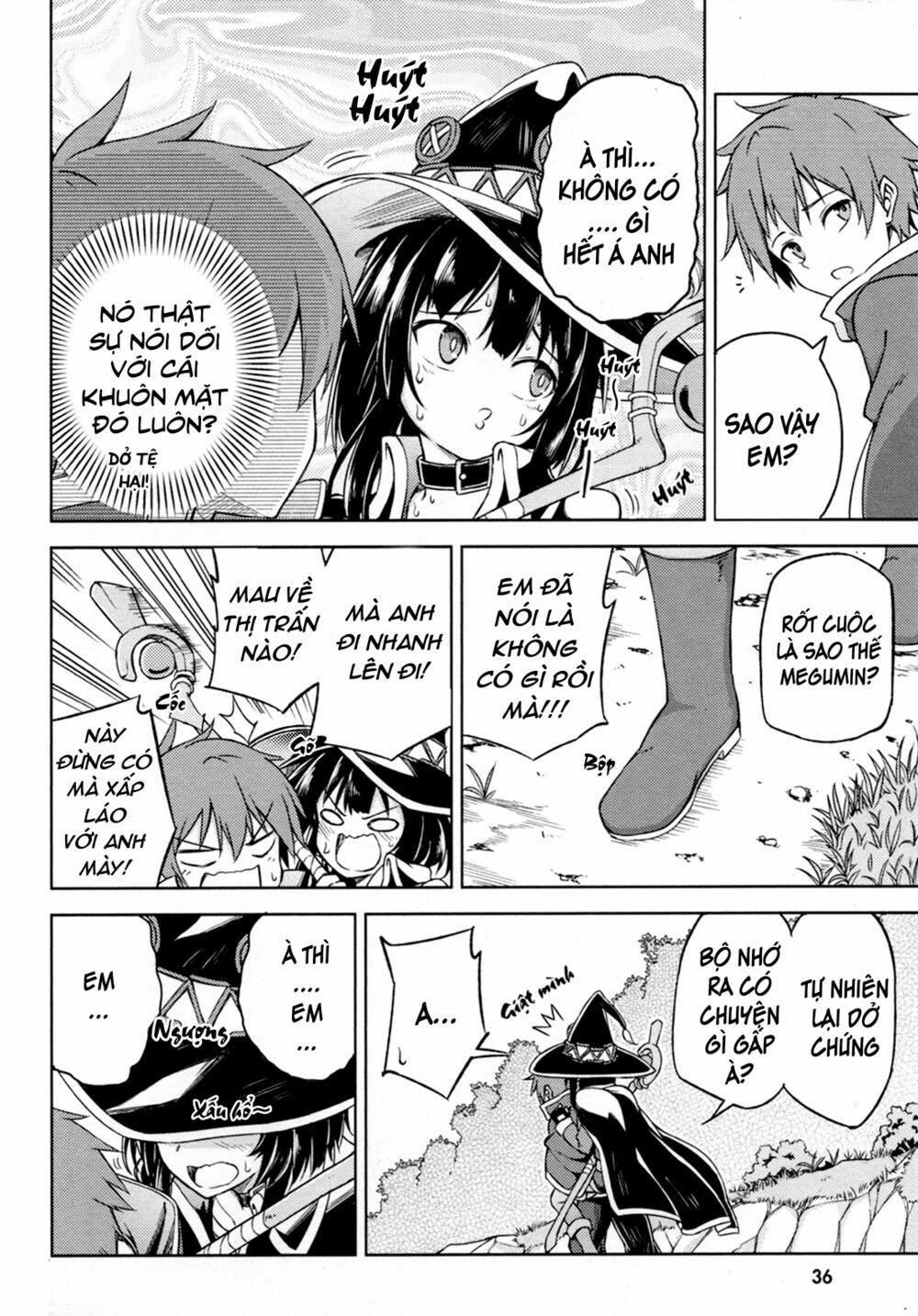 manhwax10.com - Truyện Manhwa Konosuba : Tuyển Tập Megumin Chương 0 Create Water b ng n Trang 4