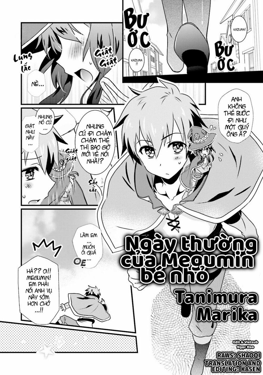 manhwax10.com - Truyện Manhwa Konosuba : Tuyển Tập Megumin Chương 0 Ng y th ng c a Megumin b nh Trang 1