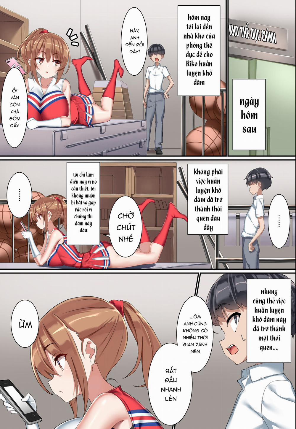 manhwax10.com - Truyện Manhwa Kouhai Do-S Cheerleader ni Do-M Choukyou Sareta Otoko no Hanashi Chương 1 Trang 21