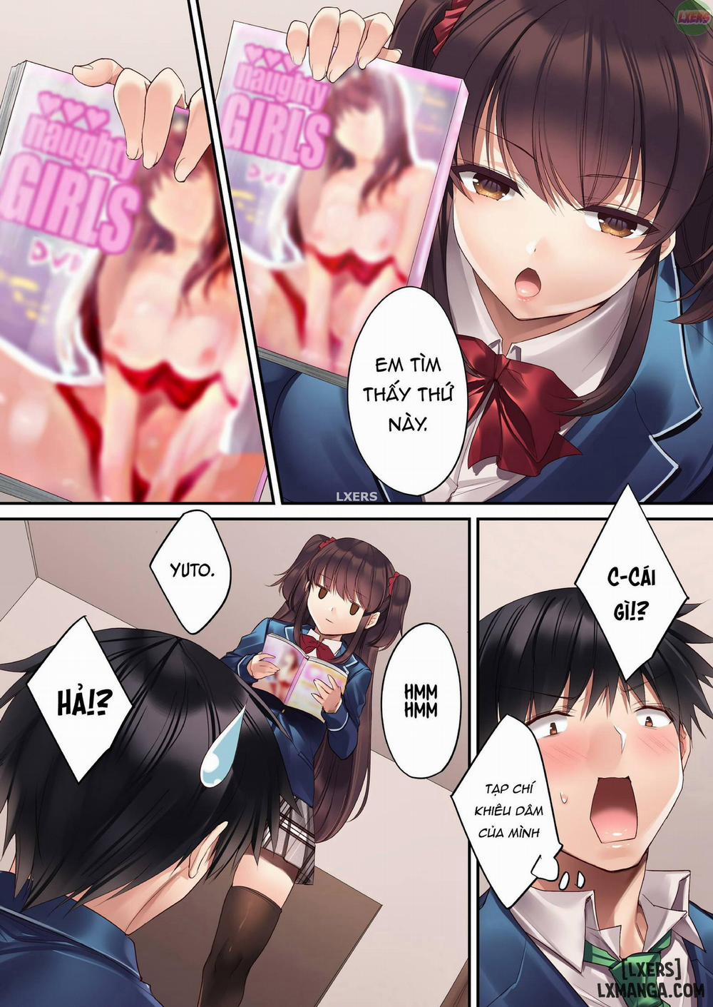 manhwax10.com - Truyện Manhwa Kouhai JK ga Gimai ni!? Namaiki na Imouto ni Iroiro Wakarasete Mita Chương Oneshot Trang 14