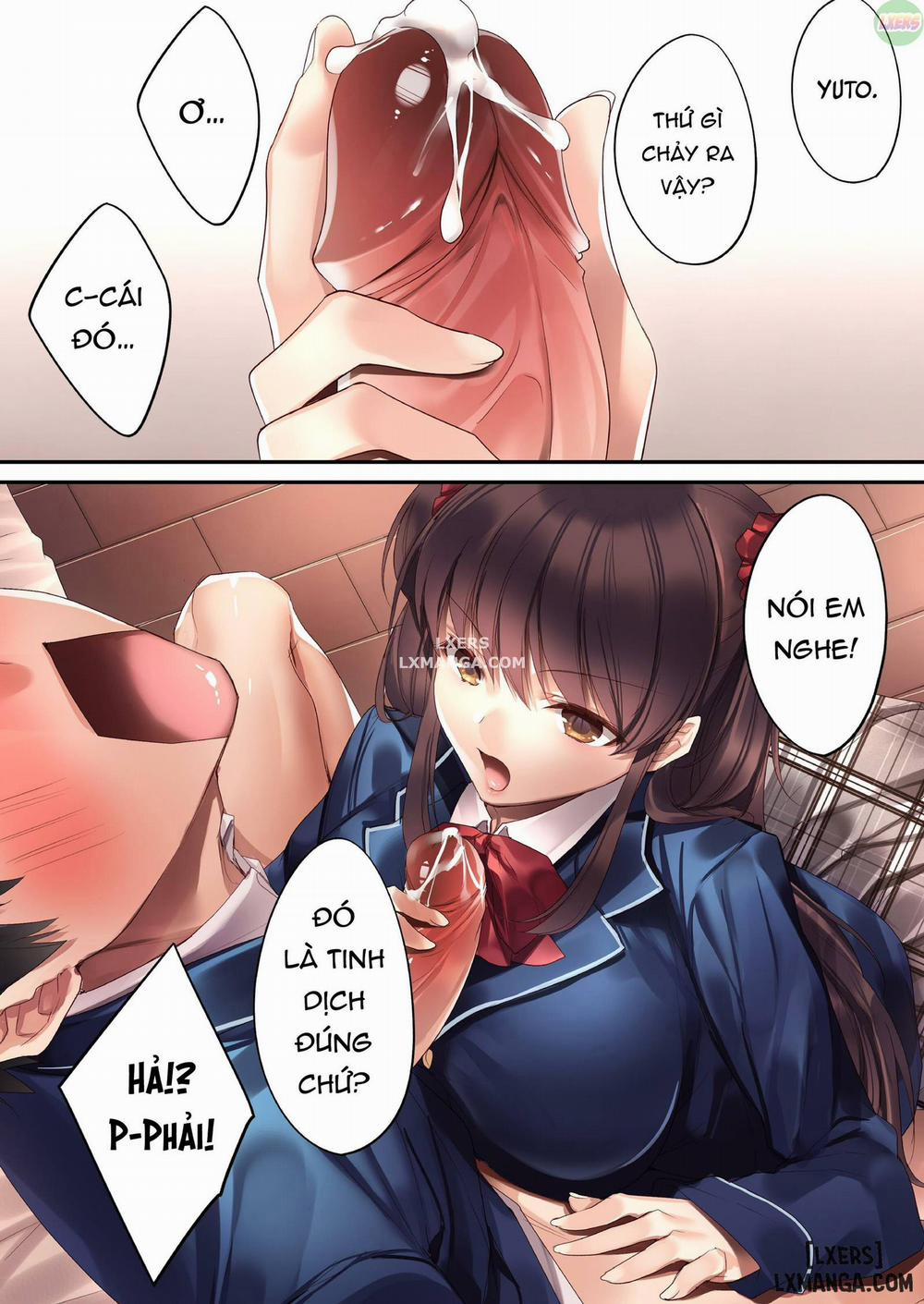 manhwax10.com - Truyện Manhwa Kouhai JK ga Gimai ni!? Namaiki na Imouto ni Iroiro Wakarasete Mita Chương Oneshot Trang 19