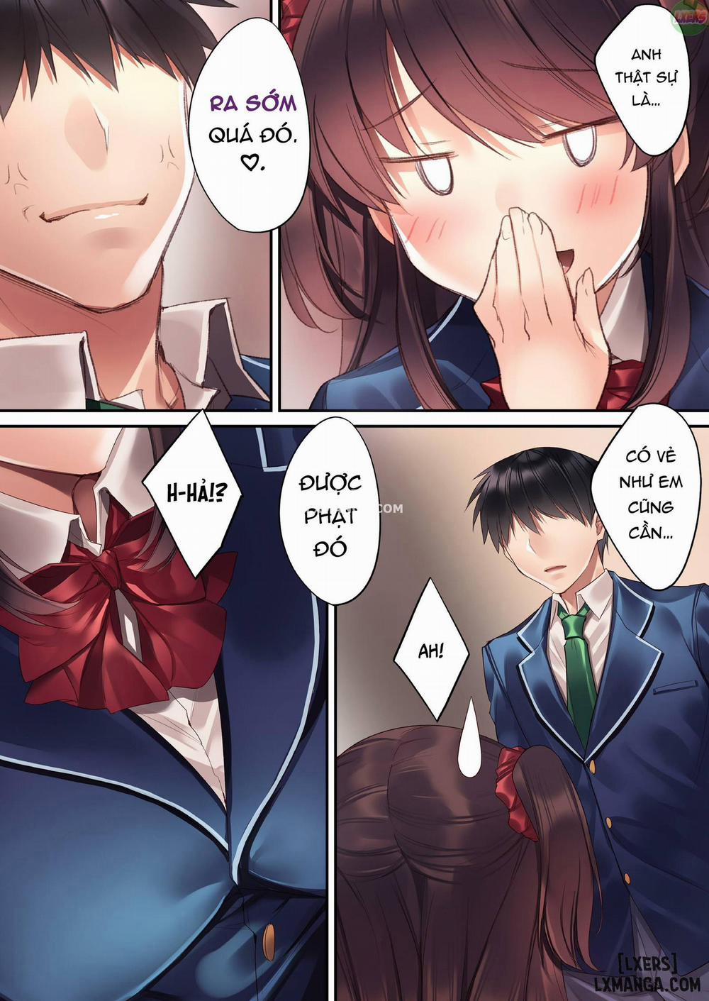 manhwax10.com - Truyện Manhwa Kouhai JK ga Gimai ni!? Namaiki na Imouto ni Iroiro Wakarasete Mita Chương Oneshot Trang 25