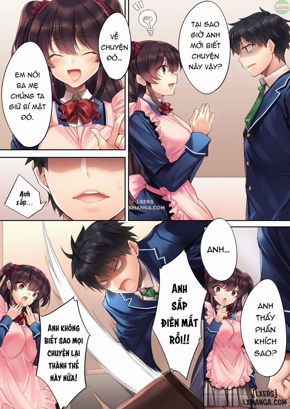 manhwax10.com - Truyện Manhwa Kouhai JK ga Gimai ni!? Namaiki na Imouto ni Iroiro Wakarasete Mita Chương Oneshot Trang 10