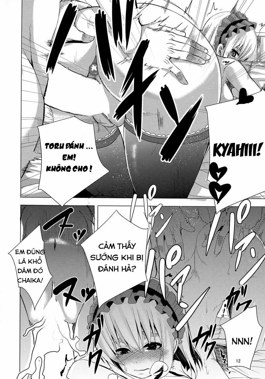 manhwax10.com - Truyện Manhwa Kouhaku Kimidori X Tooru (Hitsugi no Chaika) Chương Oneshot Trang 12