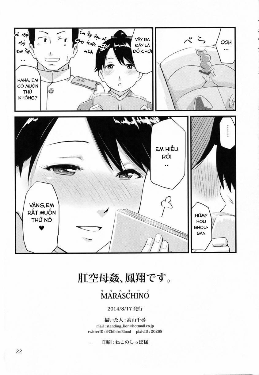 manhwax10.com - Truyện Manhwa Koukuu bokan houshou desu (Kantai Collection) Chương Oneshot Trang 22