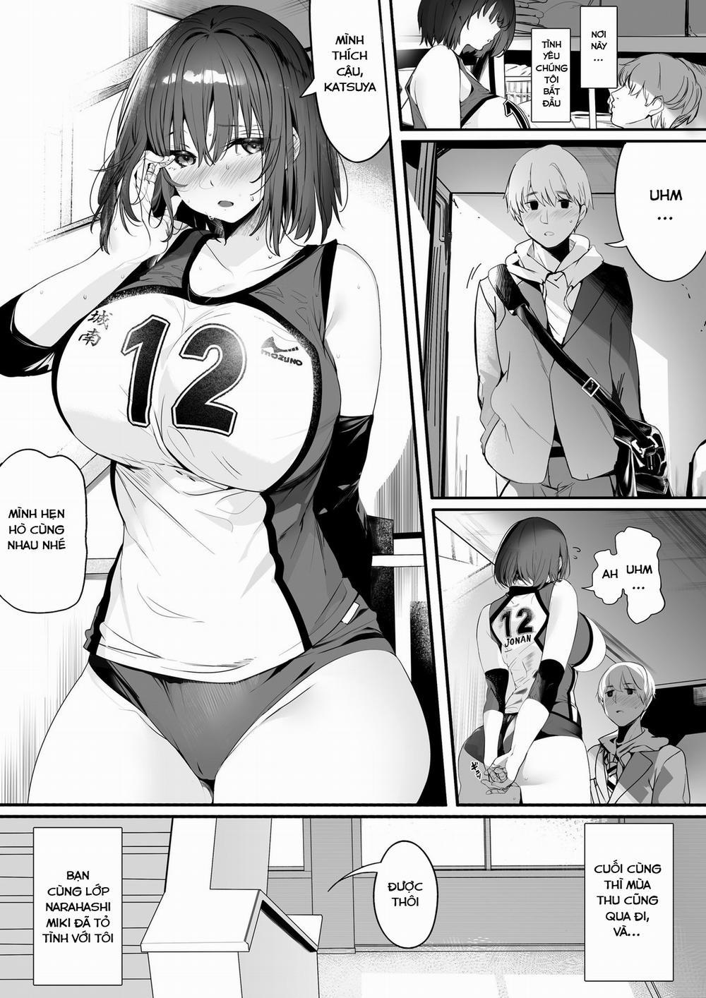 manhwax10.com - Truyện Manhwa Koushinchou Volley-bu no Seisokei Kanojo ga Senpai no Mono ni Natte Shimau Ichibushijuu Chương 1 Trang 1