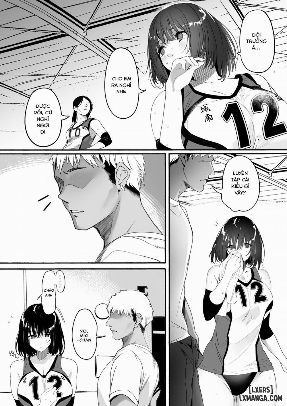 manhwax10.com - Truyện Manhwa Koushinchou Volley-bu no Seisokei Kanojo ga Senpai no Mono ni Natte Shimau Ichibushijuu Chương Oneshot Trang 5