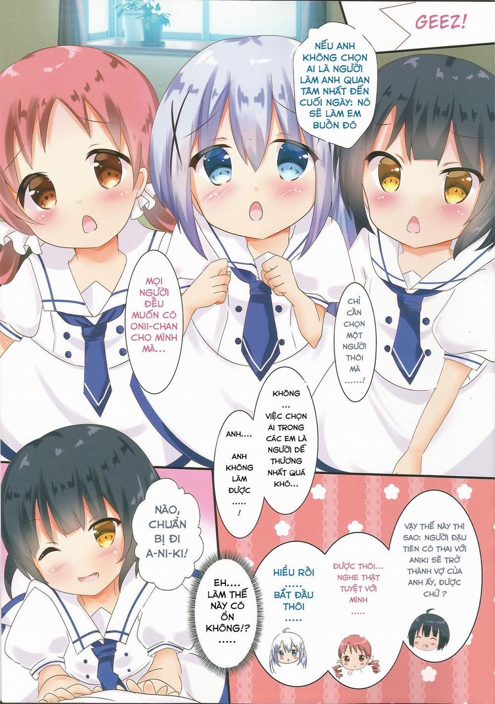 manhwax10.com - Truyện Manhwa Kozukuri Chimahametai (Gochuumon wa Usagi Desu ka?) Chương Oneshot Trang 5