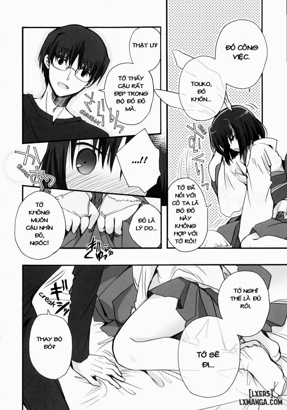 manhwax10.com - Truyện Manhwa Kubi-kiri Bunny Ryougi Shiki-chan no Ecchi na Hon Chương Oneshot Trang 6