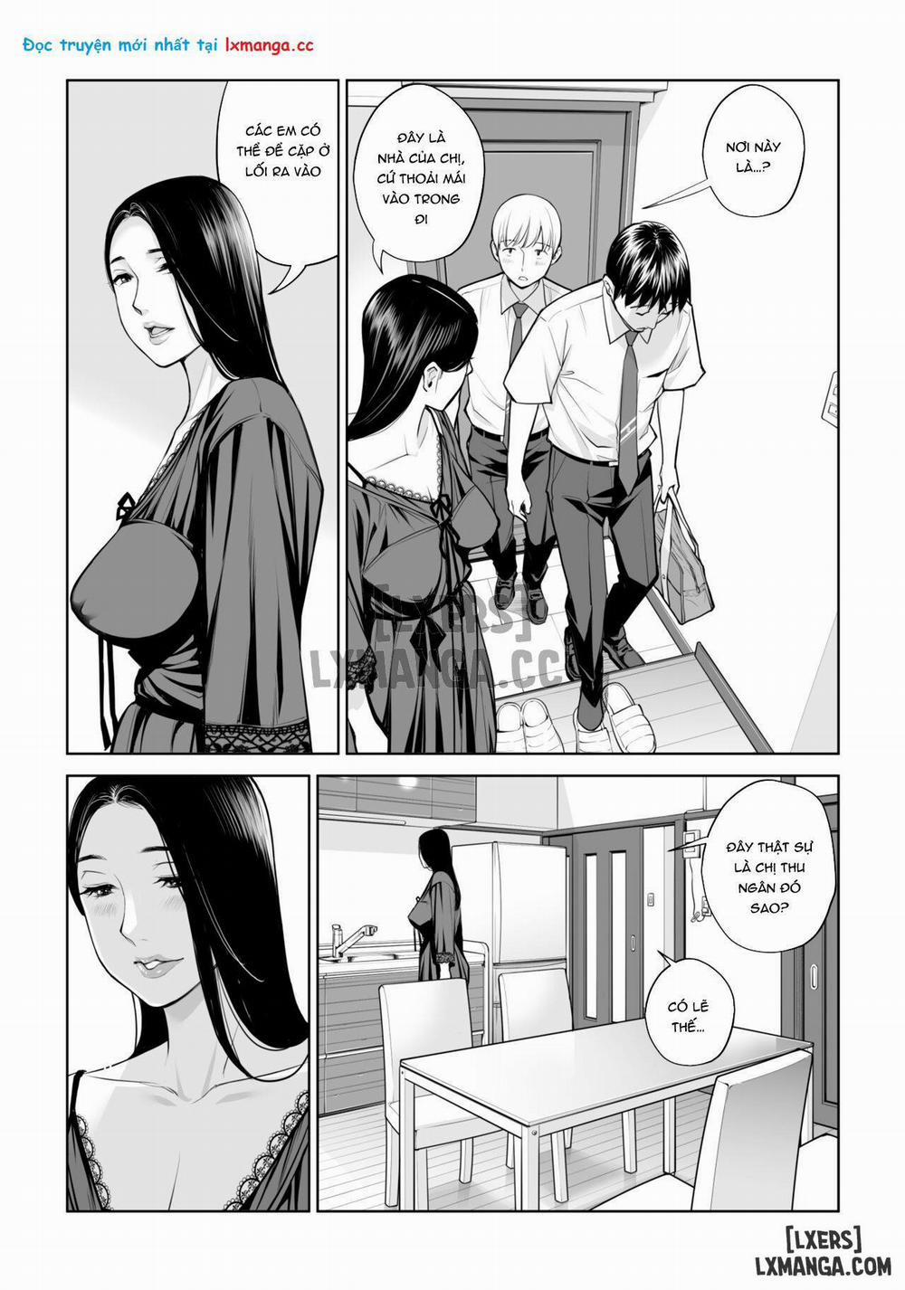 manhwax10.com - Truyện Manhwa Kurokami Onna no Fudeoroshi ~Himitsu no Heya de Nakadashi Sasete Ageru wa Chương Oneshot Trang 24