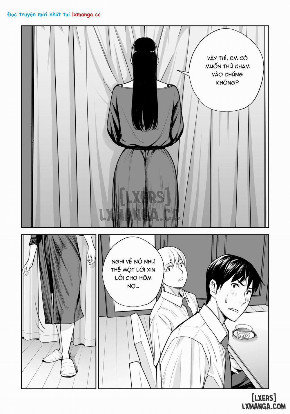 manhwax10.com - Truyện Manhwa Kurokami Onna no Fudeoroshi ~Himitsu no Heya de Nakadashi Sasete Ageru wa Chương Oneshot Trang 33