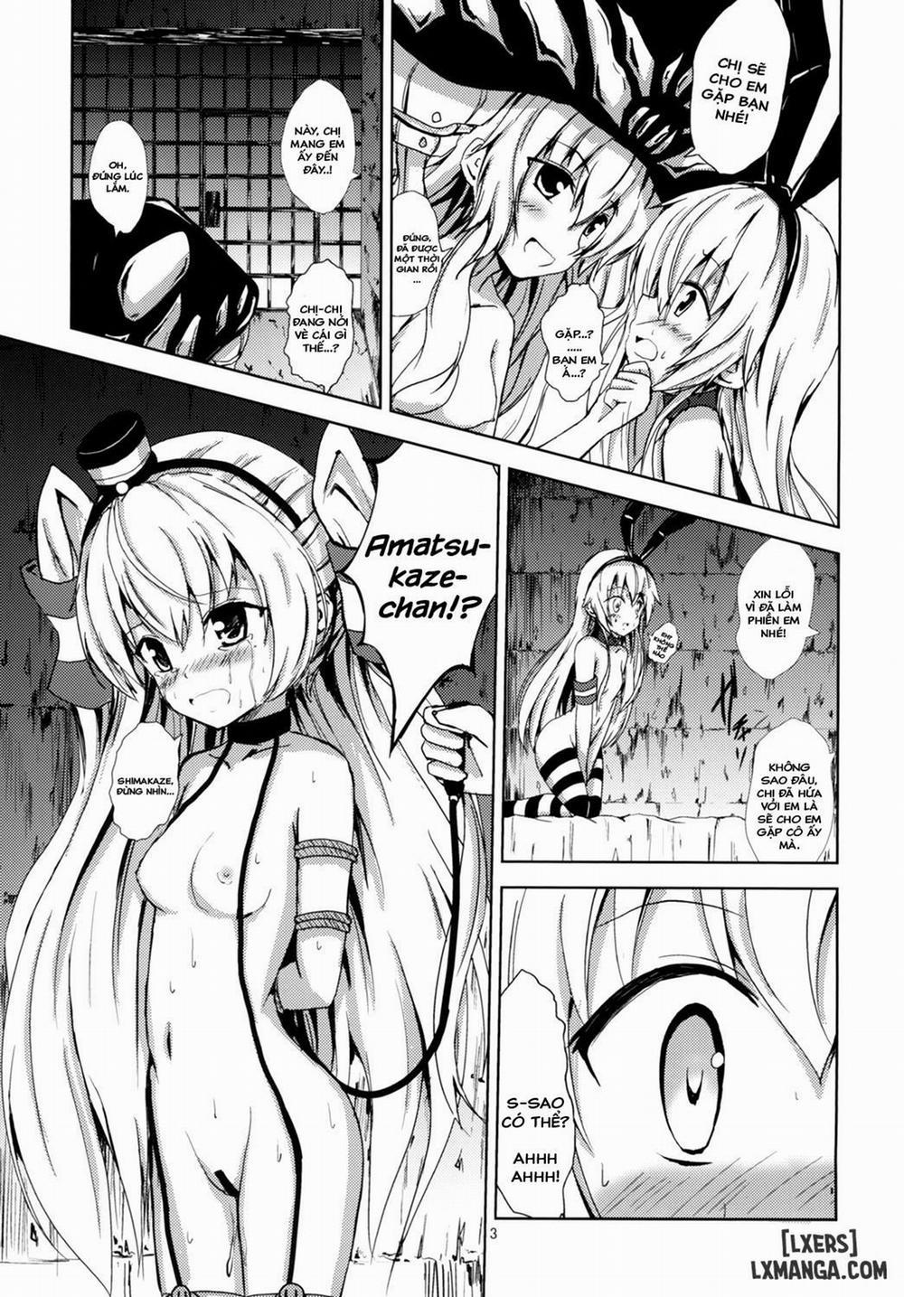 manhwax10.com - Truyện Manhwa Kuubo Wo-Kyuu-chan no Shimakaze Yuri Dorei Choukyou ~Amatsukaze-chan to Issho Hen Chương Oneshot Trang 4