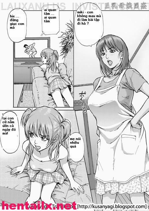 manhwax10.com - Truyện Manhwa Kyonyuu Oyako Zukan ~Busty Mother And Daughter Rape~ Chương Oneshot Trang 2