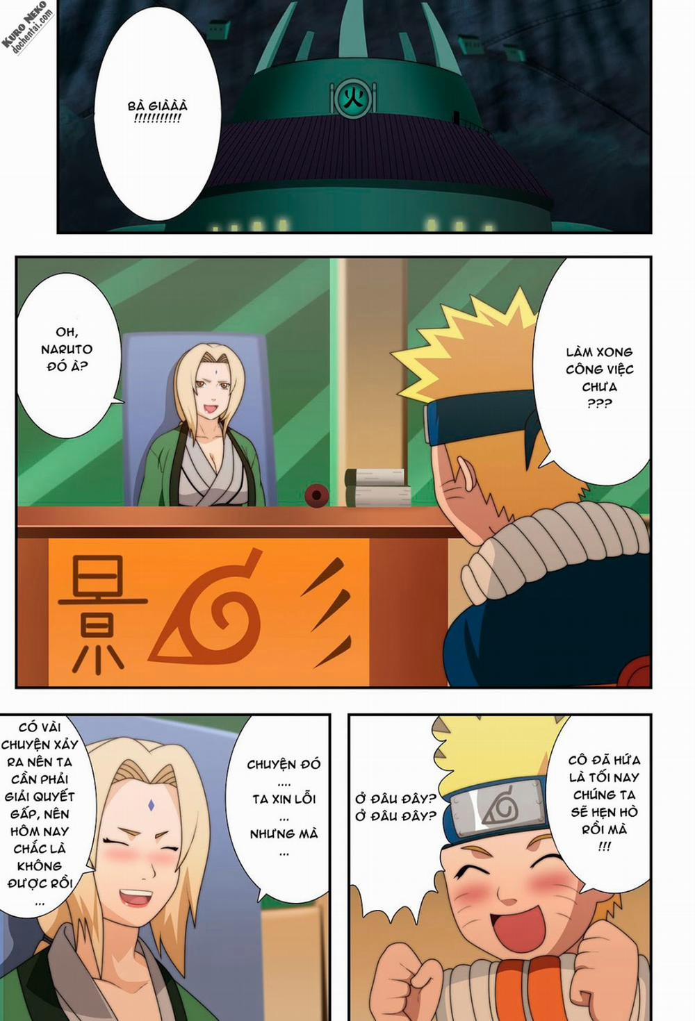 manhwax10.com - Truyện Manhwa Kyounyuu no Ninja Chichikage (Naruto) Chương Oneshot Trang 3