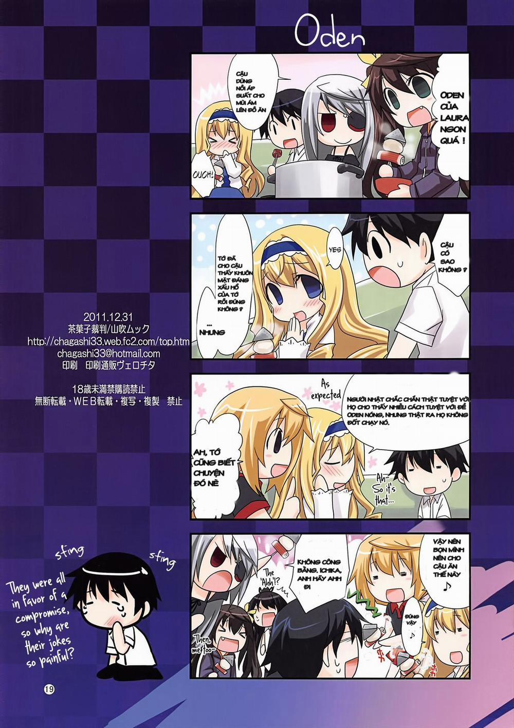 manhwax10.com - Truyện Manhwa Laura Taichou To Dekiru Kana? (Infinite Stratos) Chương Oneshot Trang 19