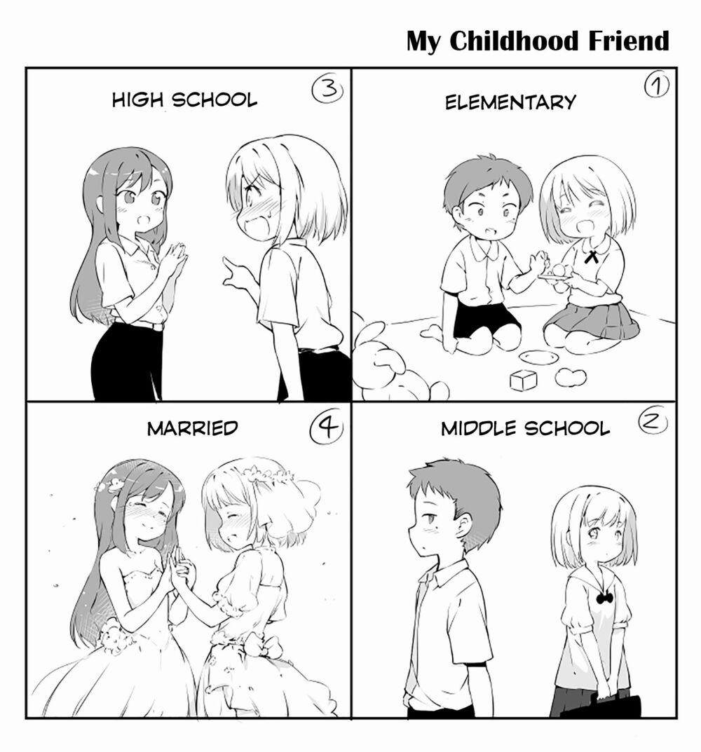 manhwax10.com - Truyện Manhwa Lesbian (?) Childhood Friends Chương 1 Trang 1