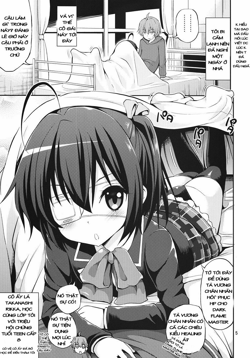 manhwax10.com - Truyện Manhwa [Loli] Chuunibyou Demo H ga Shitai! (Chuunibyou Demo Koi ga Shitai!) Chương Oneshot Trang 6