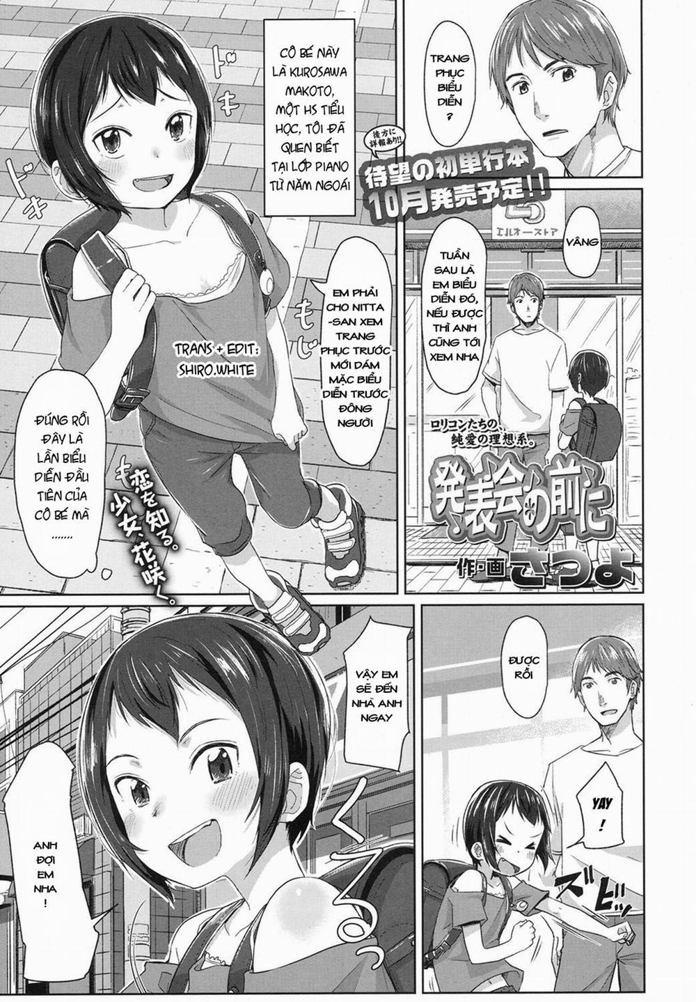 manhwax10.com - Truyện Manhwa [Loli] Happyoukai no Mae ni Chương Oneshot Trang 1