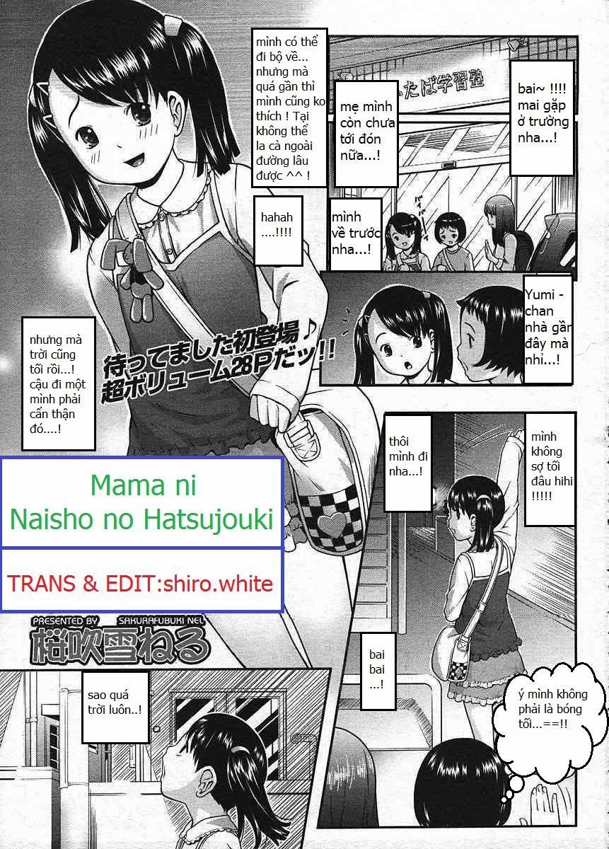 manhwax10.com - Truyện Manhwa [Loli] Mama ni Naisho no Hatsujouki Chương Oneshot Trang 1